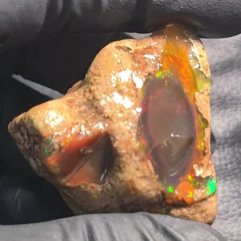 Natural Ethiopian Water Opal Rough | Raw untreaed  | 41 mm - The LabradoriteKing