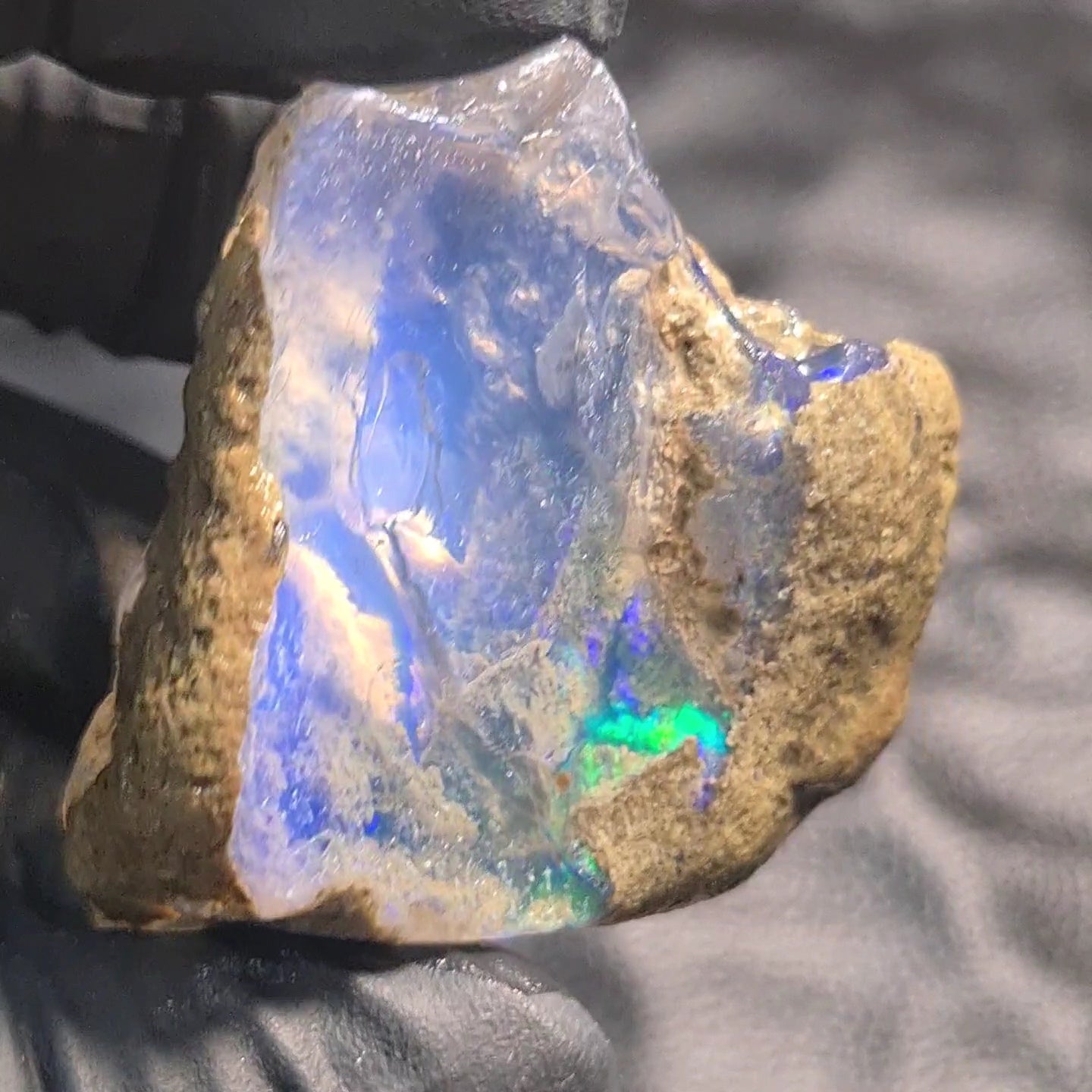 Natural Ethiopian Water Opal Rough | Raw untreaed  | 44x41mm - The LabradoriteKing