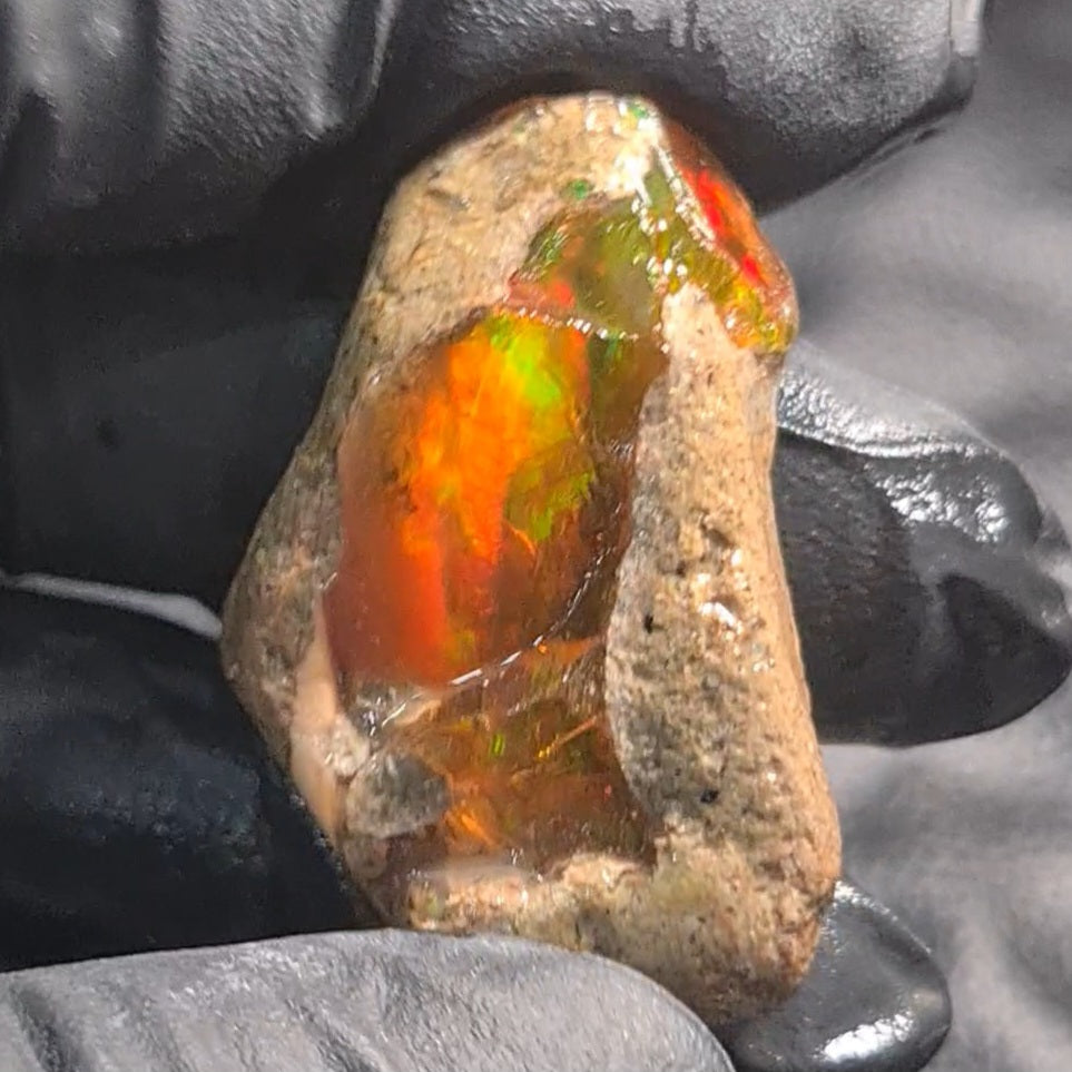 Natural Ethiopian Water Opal Rough | Raw untreaed  | 38x25mm - The LabradoriteKing