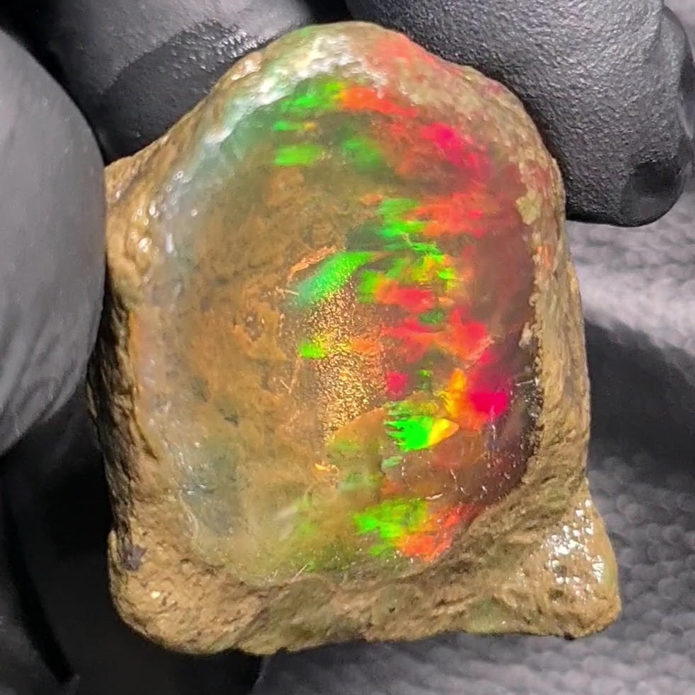 Natural Ethiopian Water Opal Rough | Raw untreaed | 44x33mm