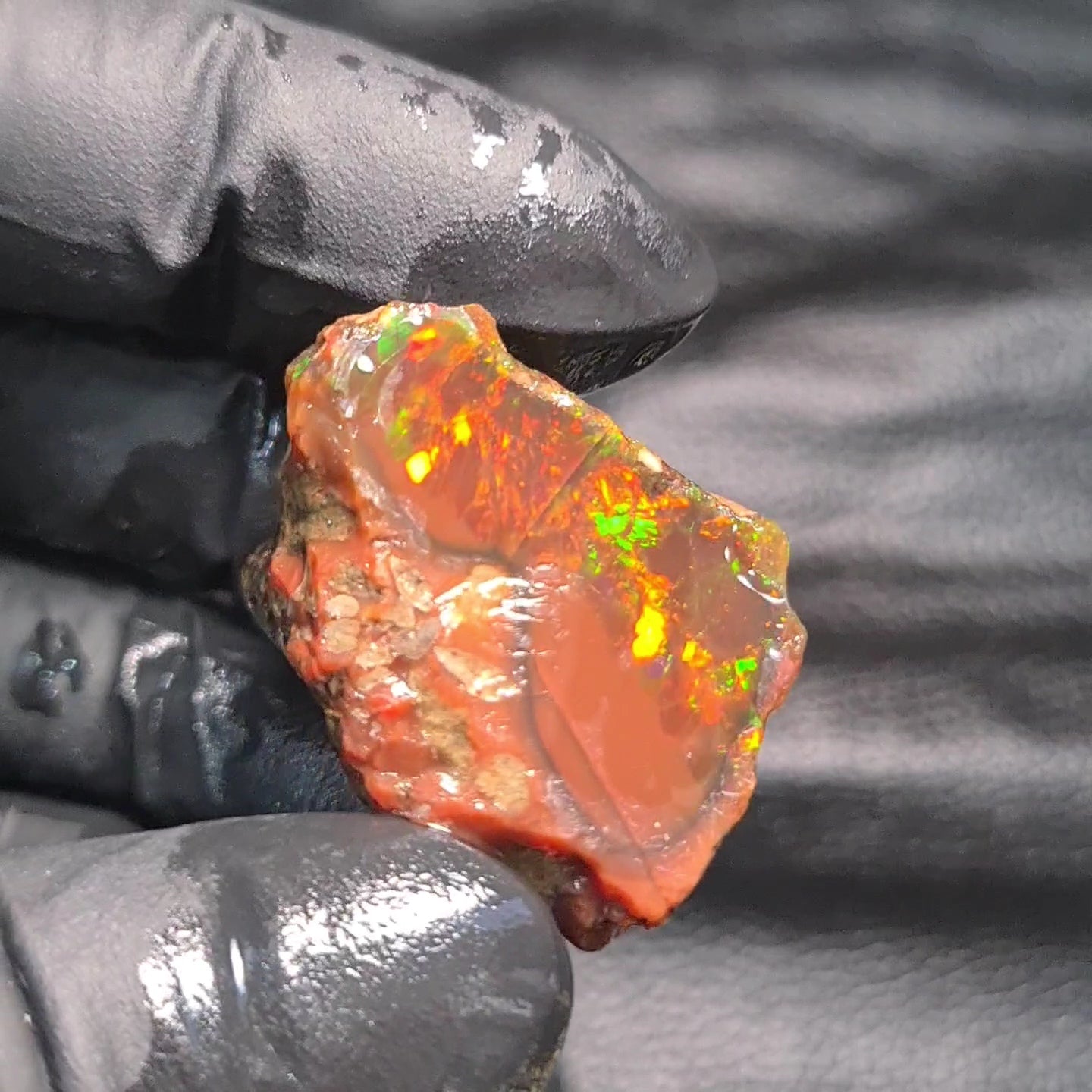 Natural Ethiopian Water Opal Rough | Raw untreaed  | 34x25mm - The LabradoriteKing
