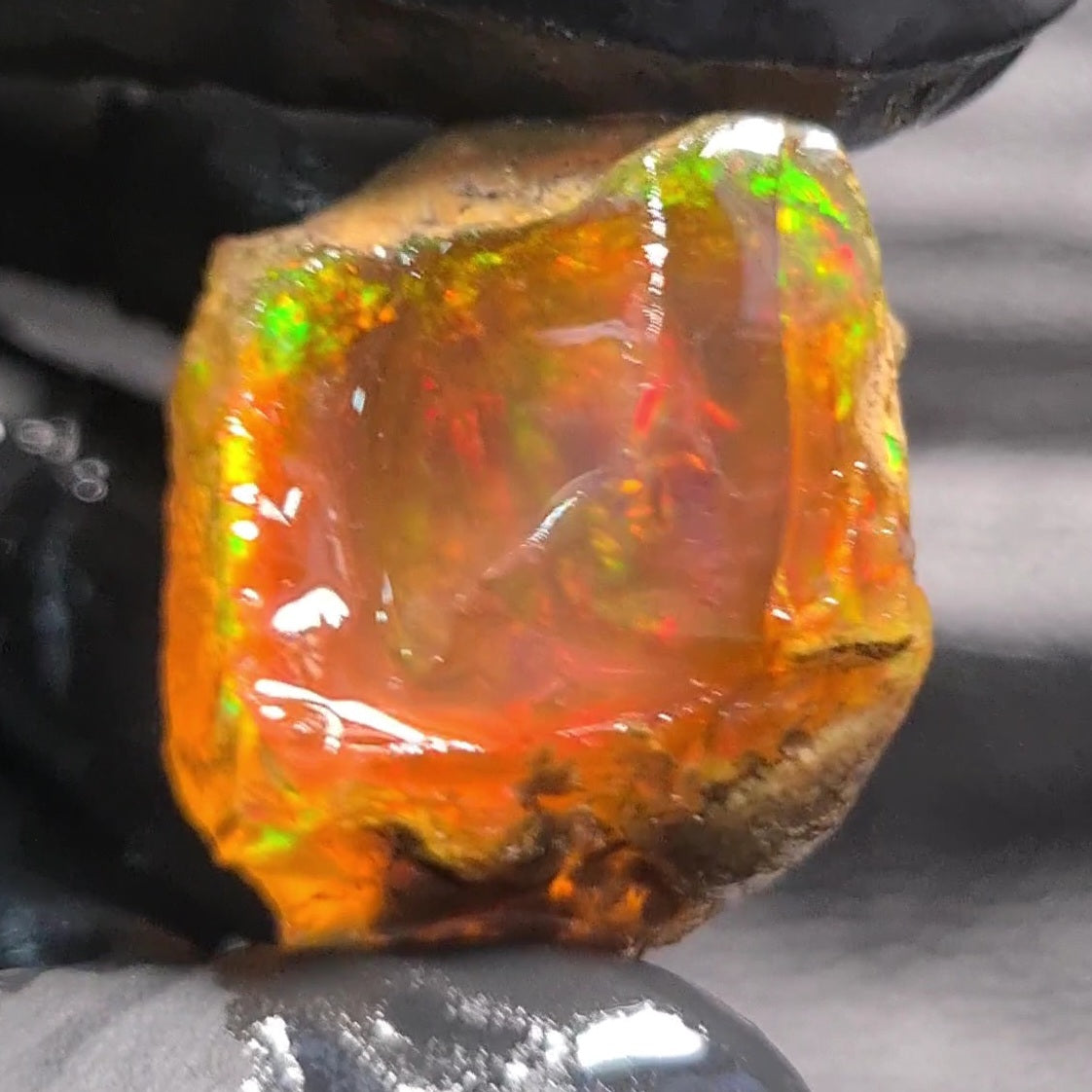 Natural Ethiopian Water Opal Rough | Raw untreaed  | 30x24mm - The LabradoriteKing