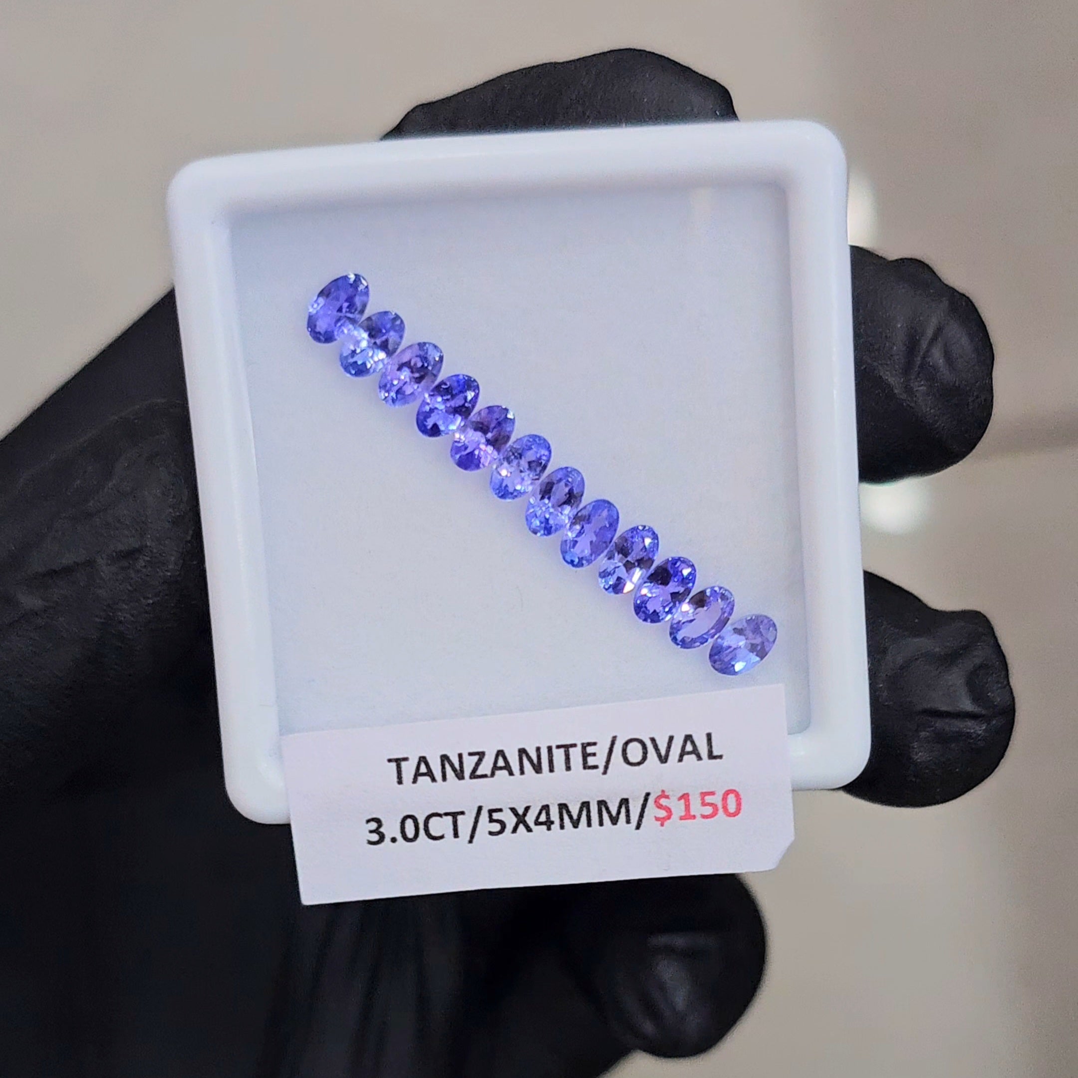 12 Pcs Natural Tanzanite AAA+  | Shape: Oval| Size:5x3mm - The LabradoriteKing