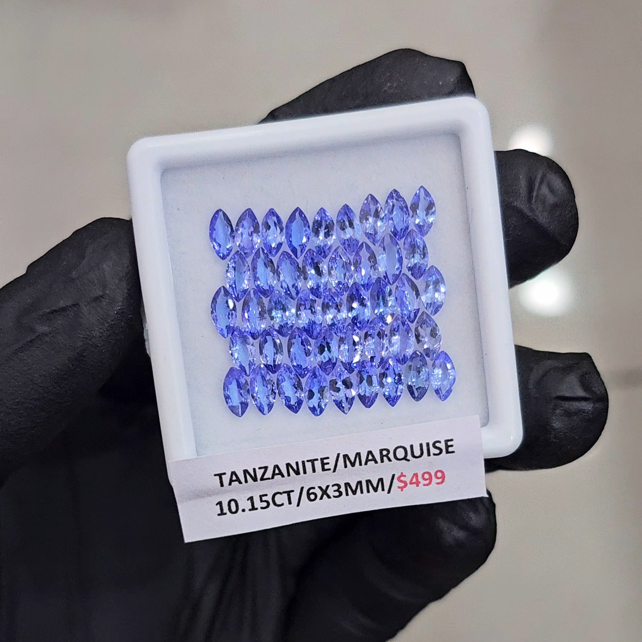 43 Pcs Natural Tanzanite | Shape: Marquise| Size:6x3mm - The LabradoriteKing