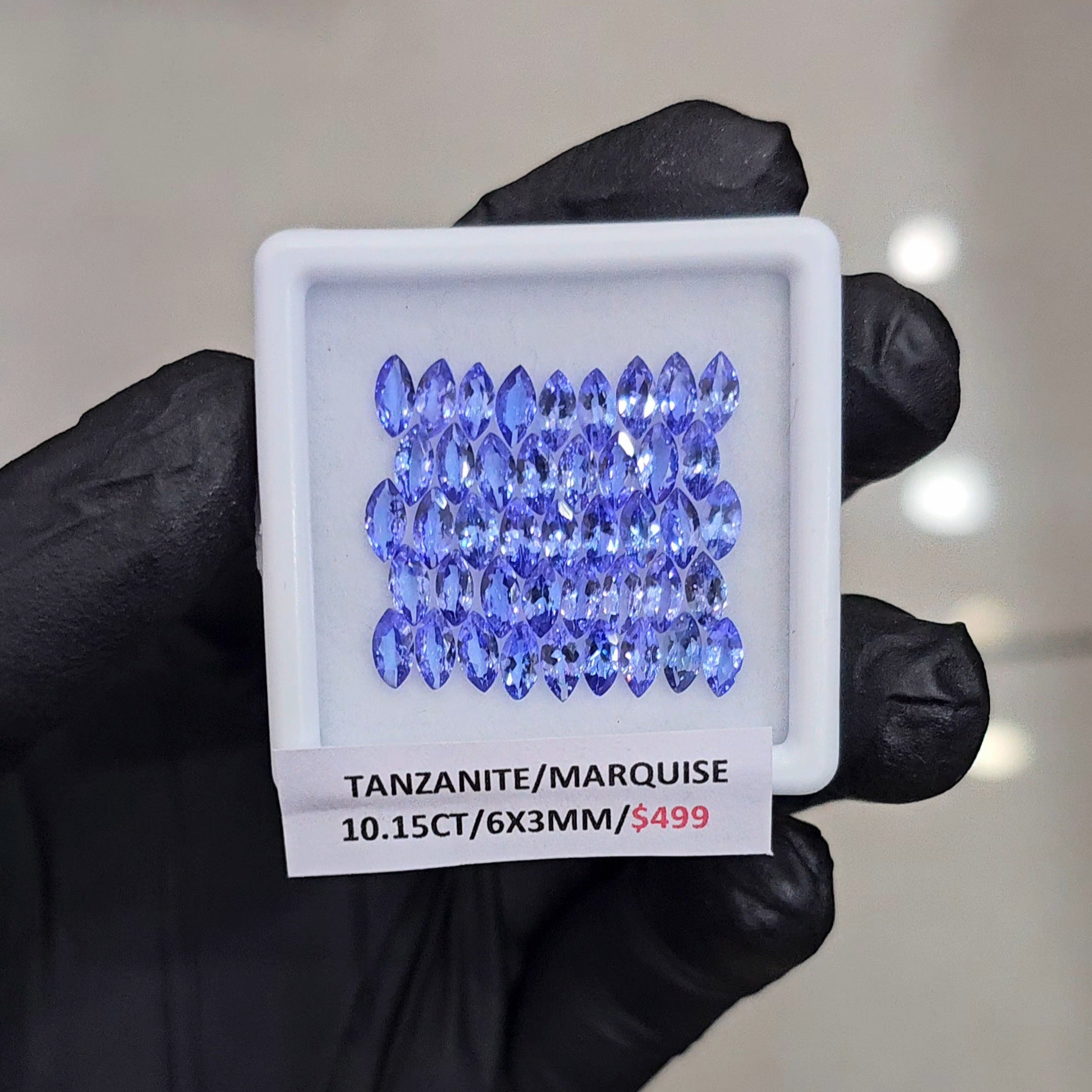 43 Pcs Natural Tanzanite | Shape: Marquise| Size:6x3mm - The LabradoriteKing