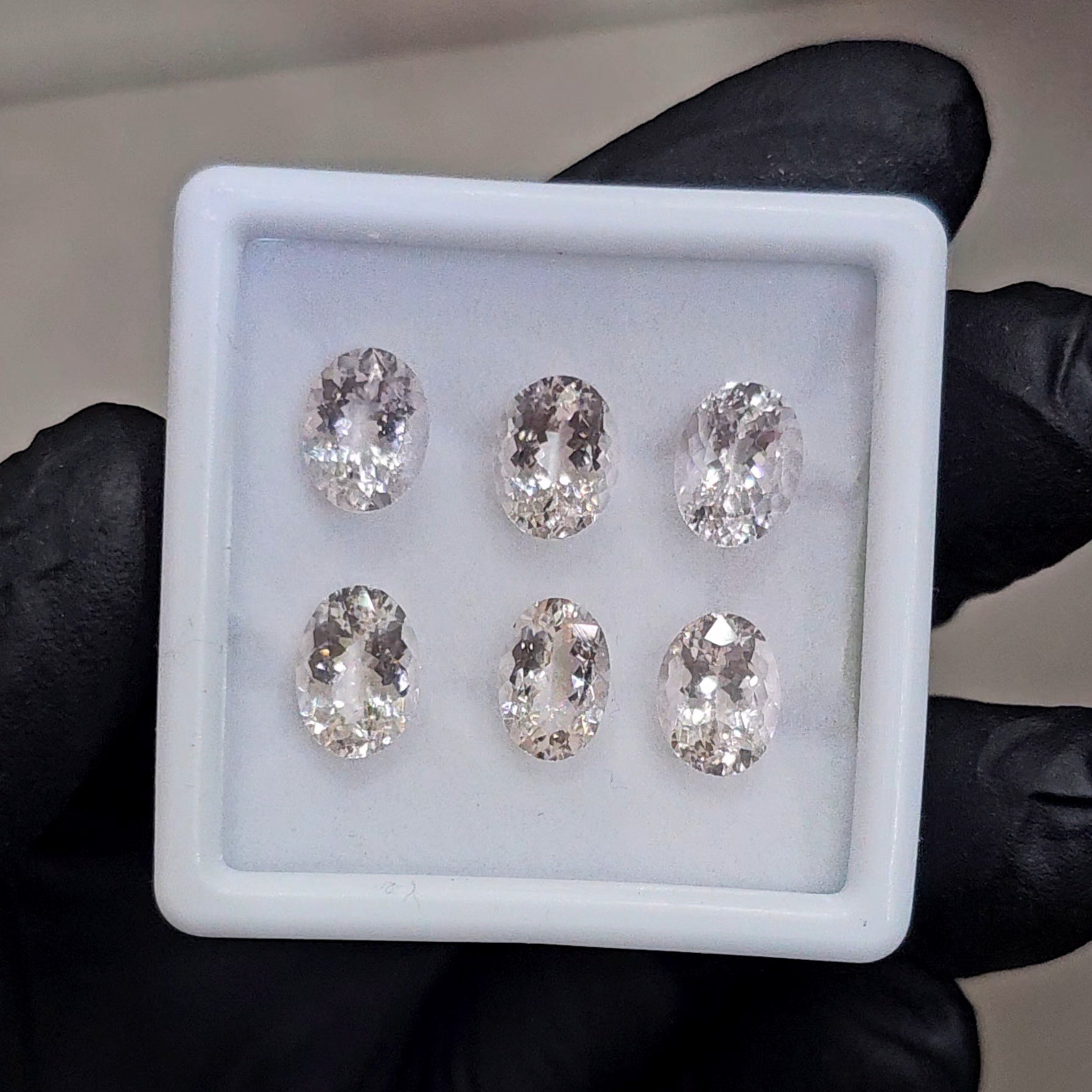6 Pcs of Natural unheated  Morganite | Oval | Size: 9x7mm - The LabradoriteKing