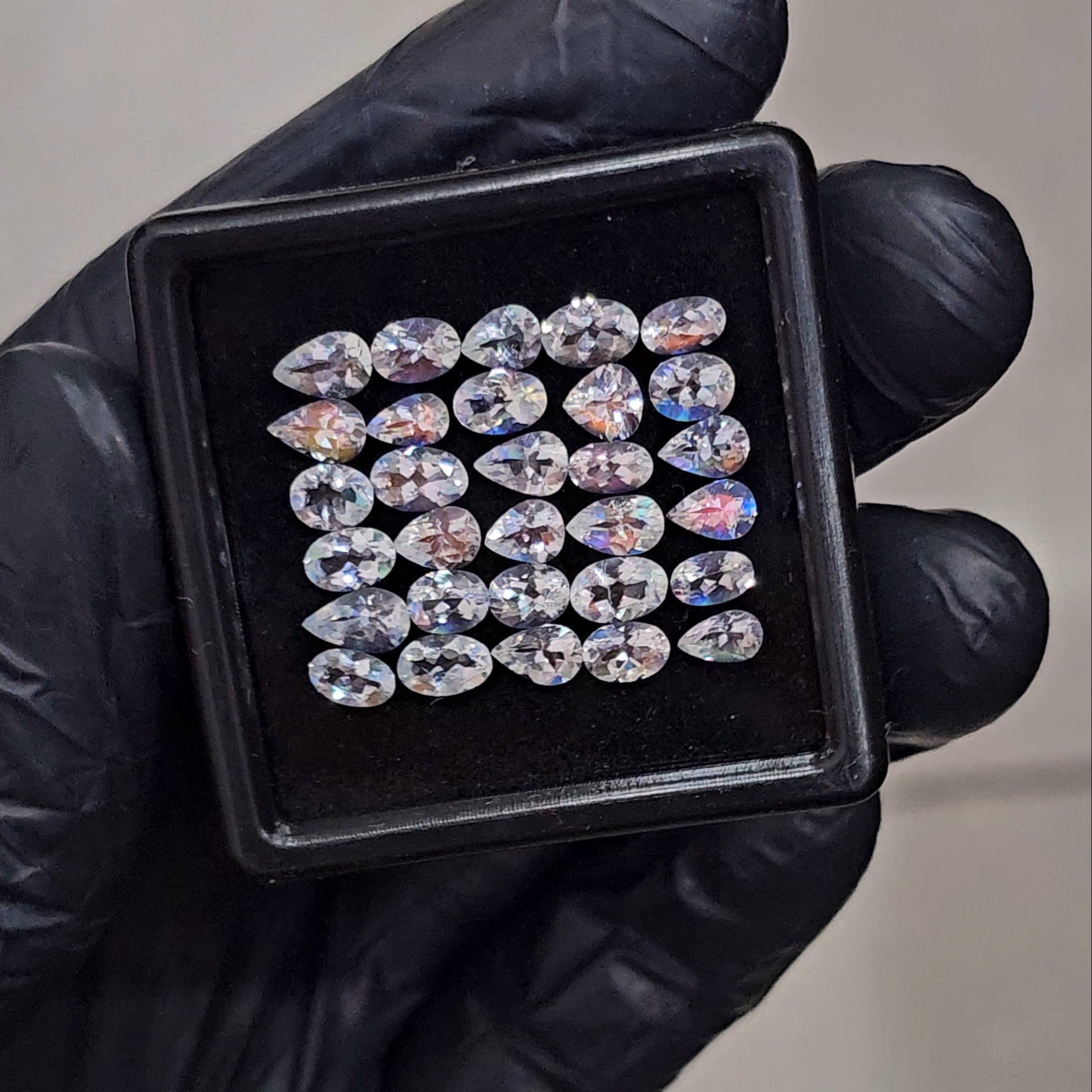 30 Pcs Natural Madagascar Moonstones Faceted | Shape: Mix | Size: 5-6mm | Top quality - The LabradoriteKing