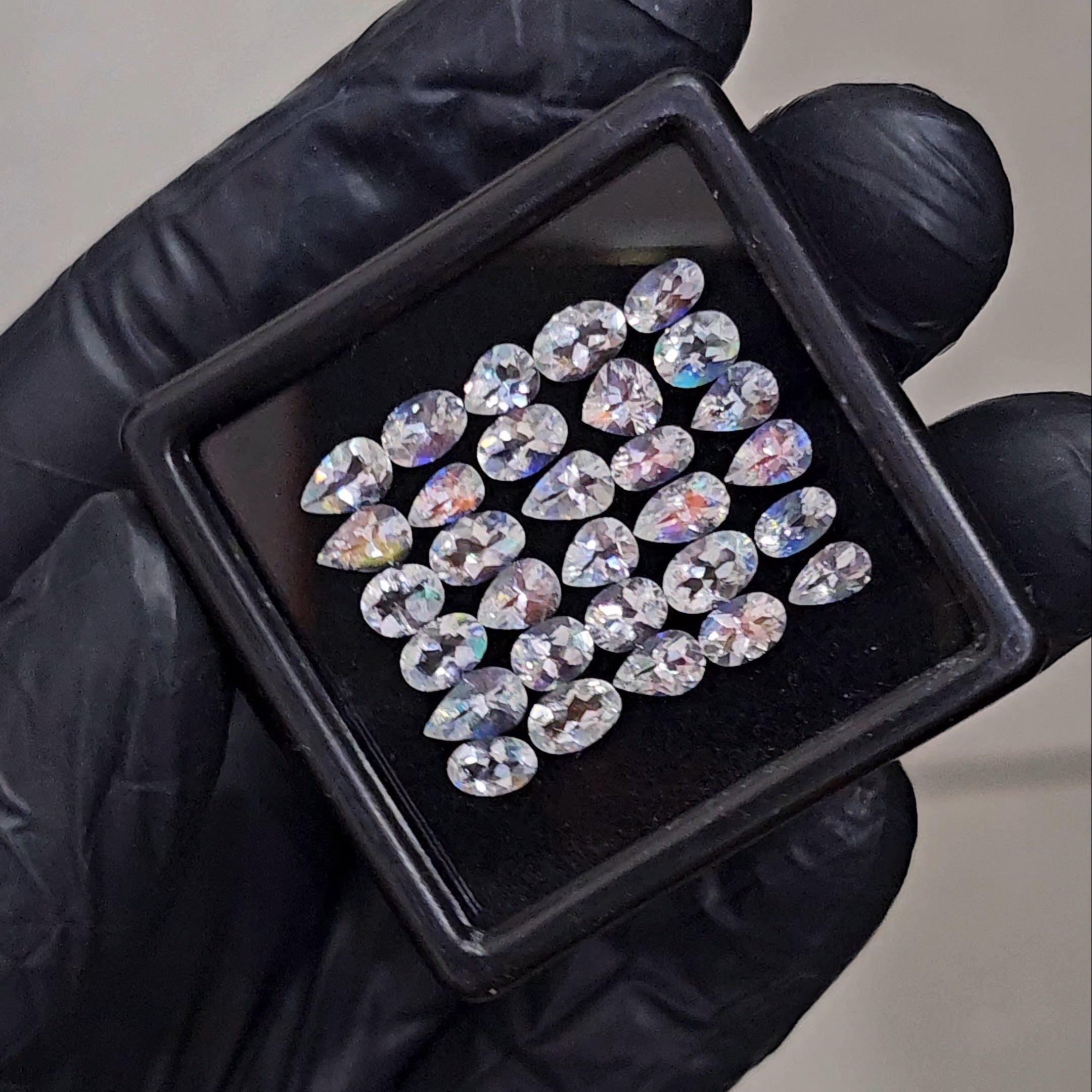 30 Pcs Natural Madagascar Moonstones Faceted | Shape: Mix | Size: 5-6mm | Top quality - The LabradoriteKing