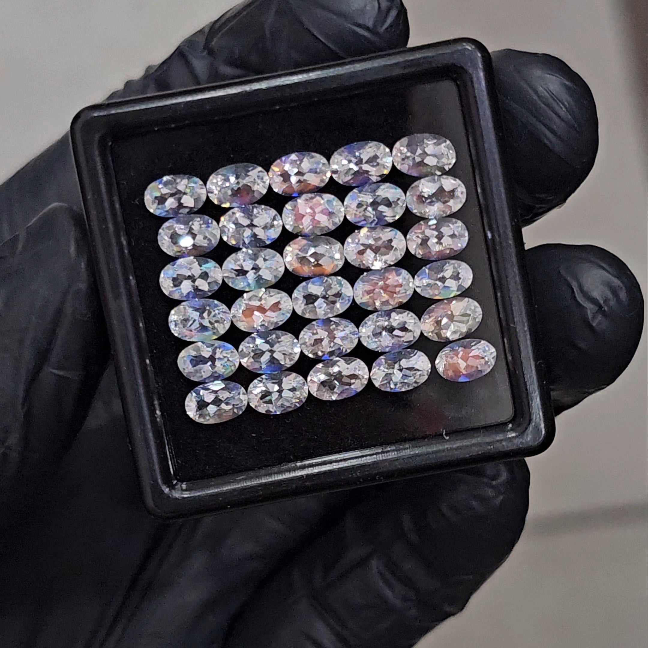 20 Pcs Natural Madagascar Moonstones Faceted | Shape: Oval | Size: 6x4mm | Top quality - The LabradoriteKing