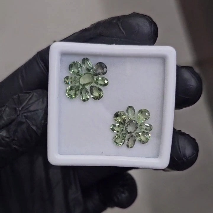 18 Pcs Natural Sapphire Faceted  |Mix| Size: 5-6mm - The LabradoriteKing