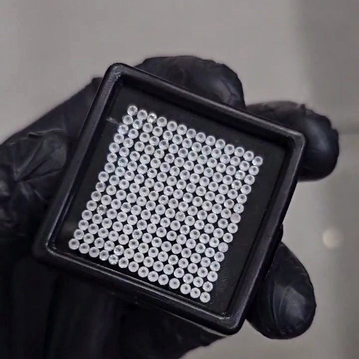 210 Pcs Natural Moonstone Diamond Cut |Round| Size: 2mm - The LabradoriteKing