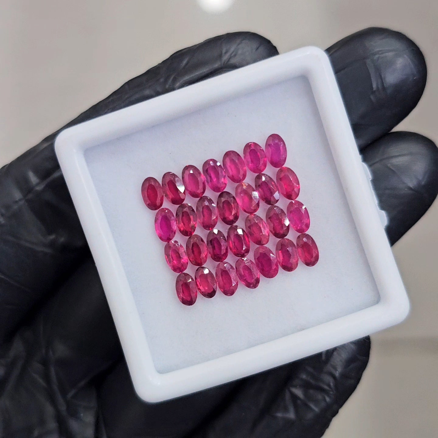 28 Pcs Natural Ruby Faceted | Oval | 5x3mm