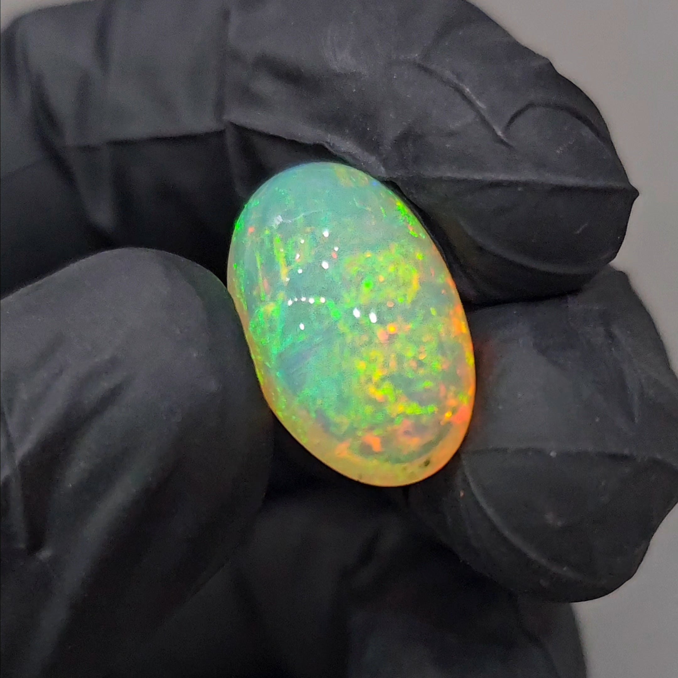 Natural Ethiopian Opal Cabochon | Oval | Size: 19x12mm - The LabradoriteKing