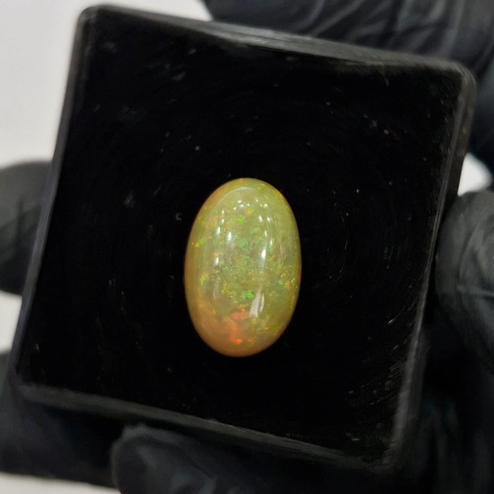 Natural Ethiopian Opal Cabochon | Oval | Size: 17x11mm - The LabradoriteKing