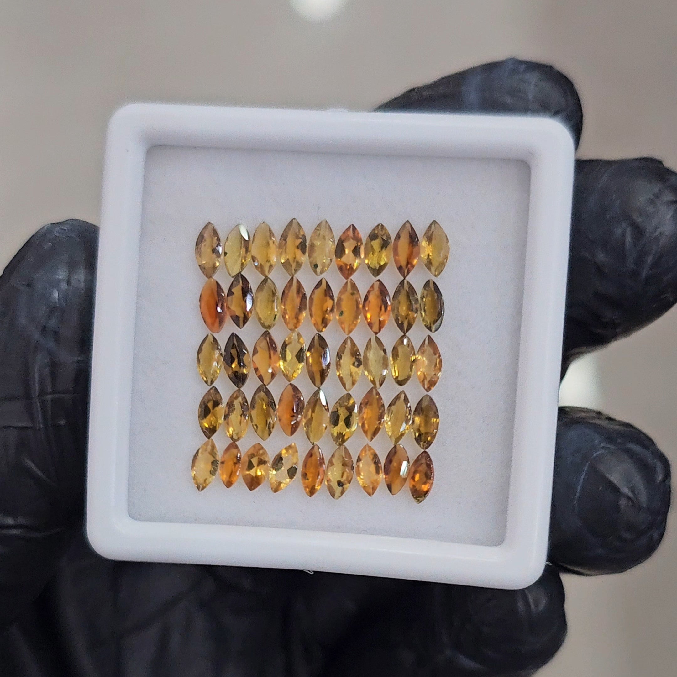 45 Pcs of Natural Tourmaline Faceted | Marquise| Size: 6x3mm - The LabradoriteKing