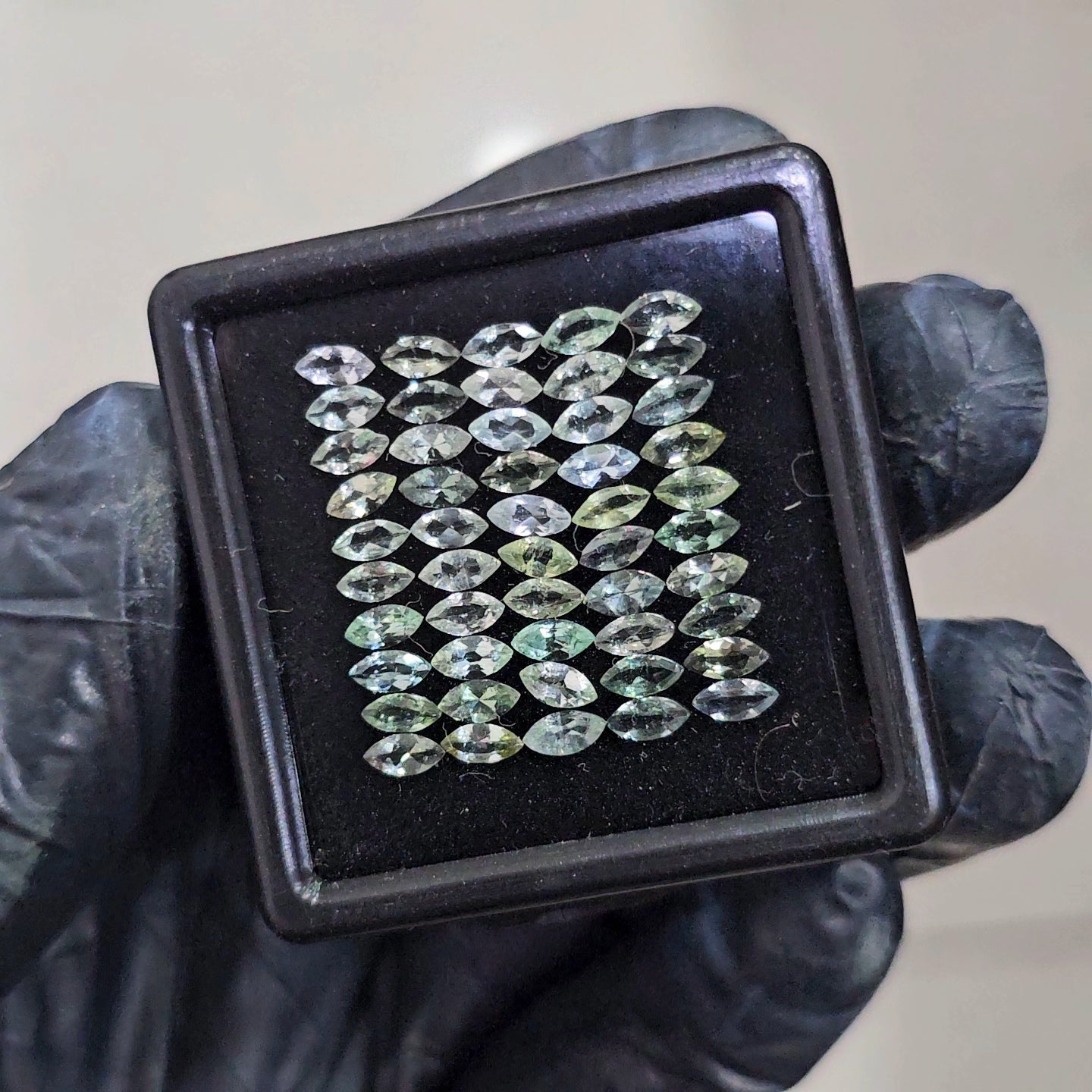 50 Pcs of Natural Aquamarine Faceted | Marquise| Size: 5x3mm - The LabradoriteKing