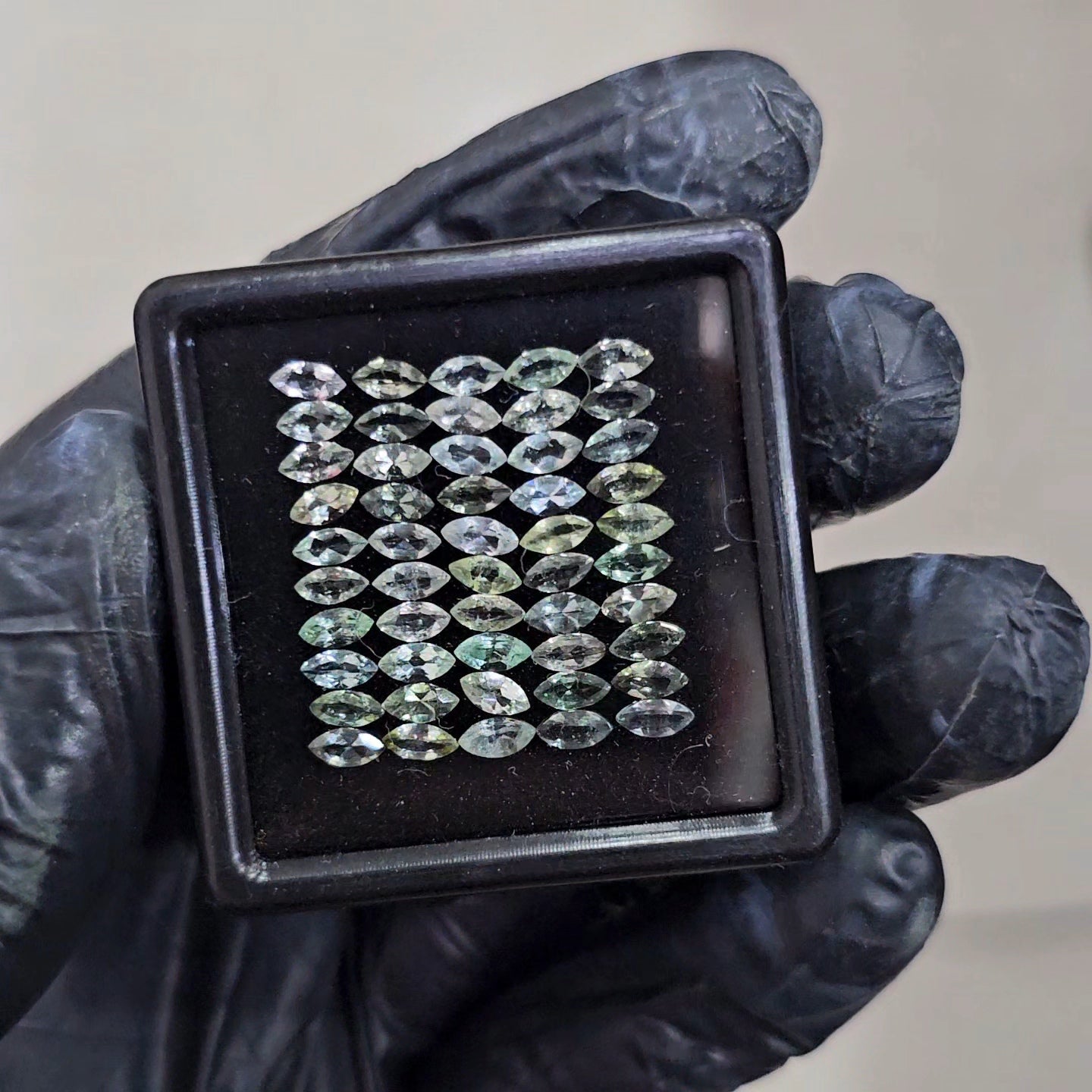 50 Pcs of Natural Aquamarine Faceted | Marquise| Size: 5x3mm - The LabradoriteKing