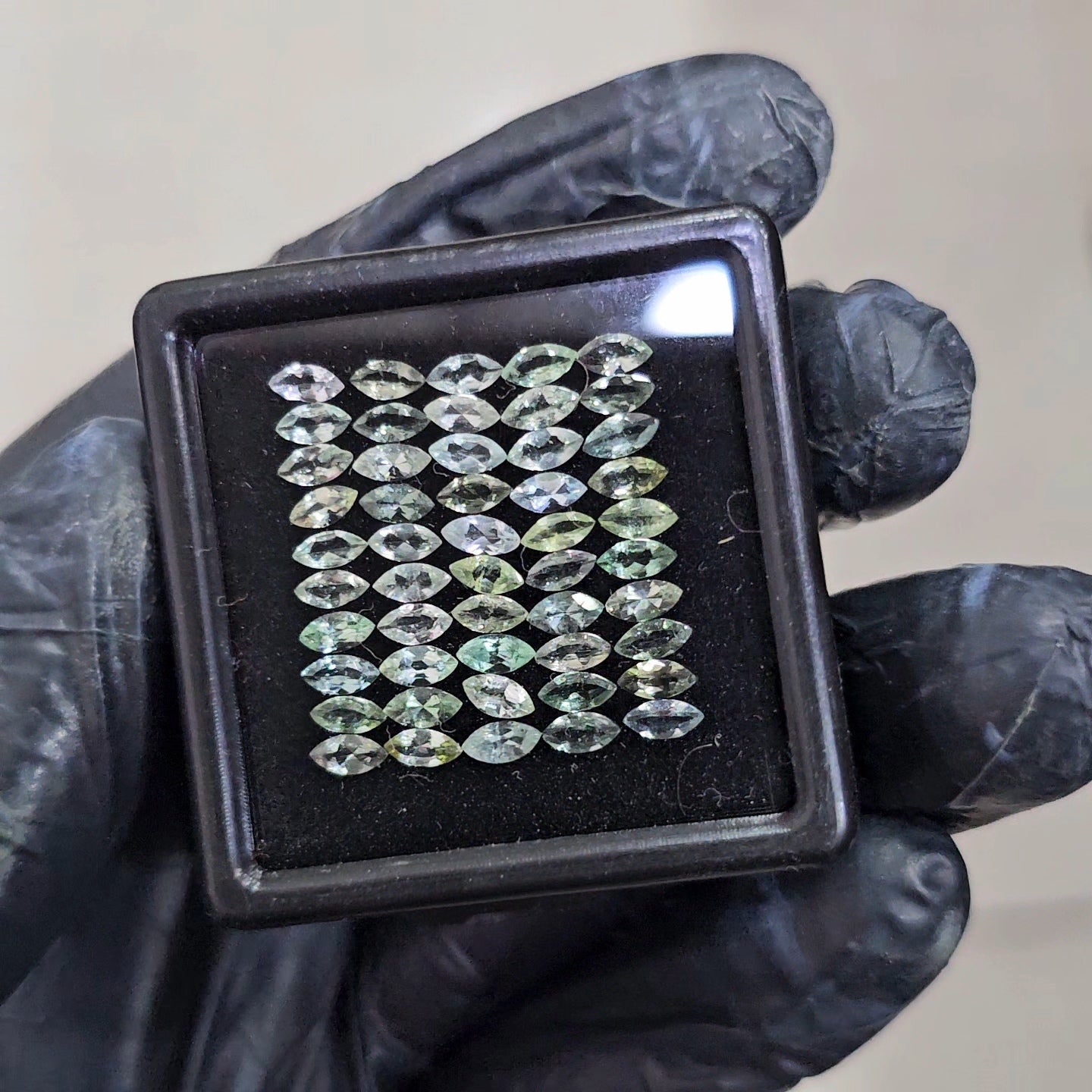 50 Pcs of Natural Aquamarine Faceted | Marquise| Size: 5x3mm - The LabradoriteKing