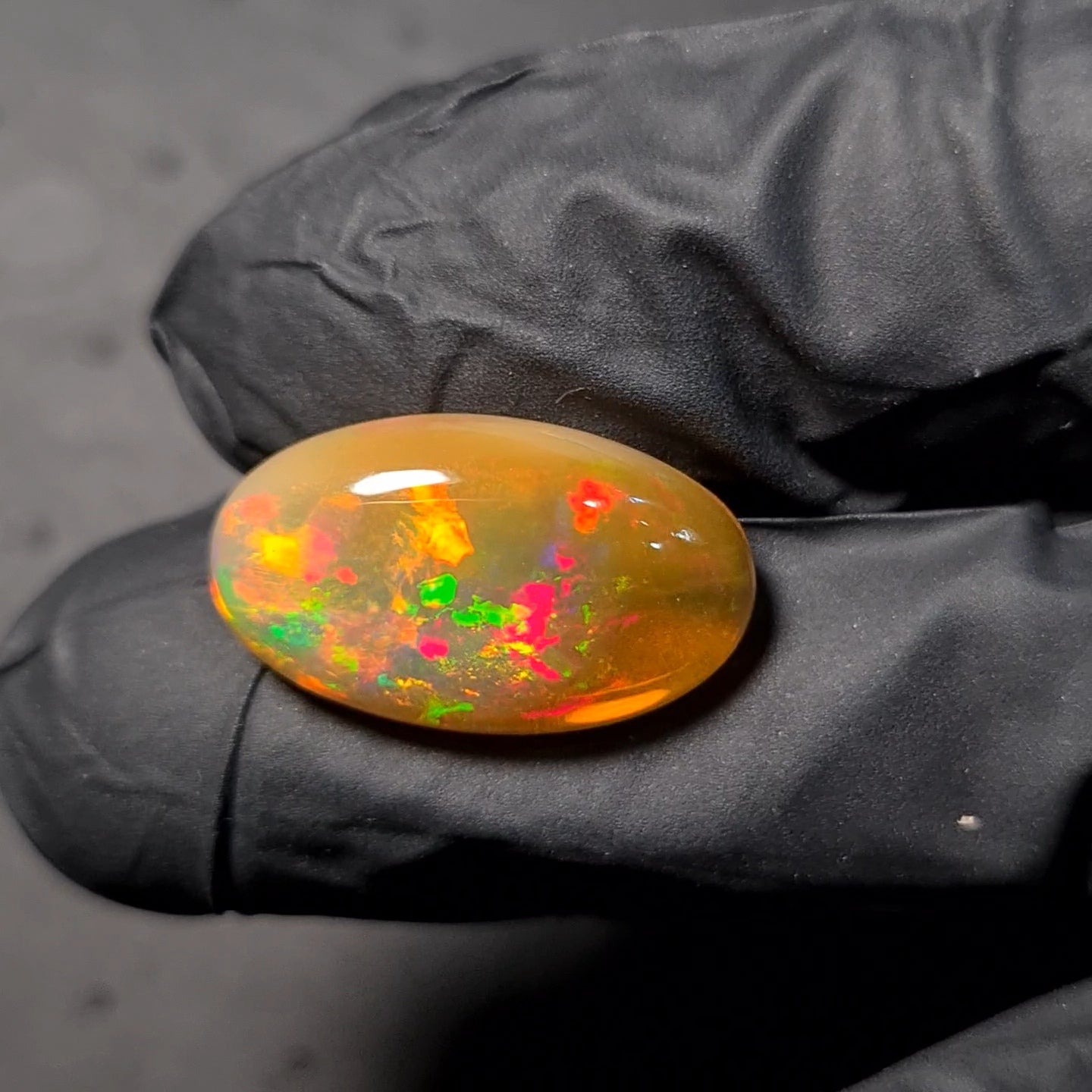 Natural Ethiopian Opal Cabochon | Oval| Size: 21x12mm - The LabradoriteKing