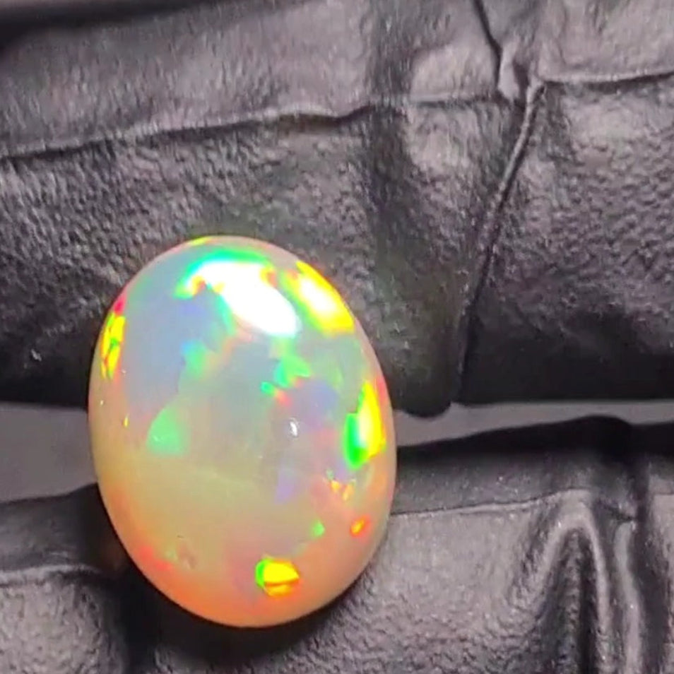 Natural Ethiopian Opal Cabochon | Oval| Size: 19x15mm - The LabradoriteKing