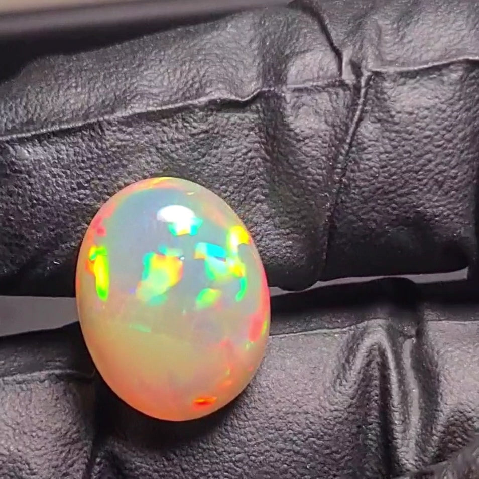 Natural Ethiopian Opal Cabochon | Oval| Size: 19x15mm - The LabradoriteKing