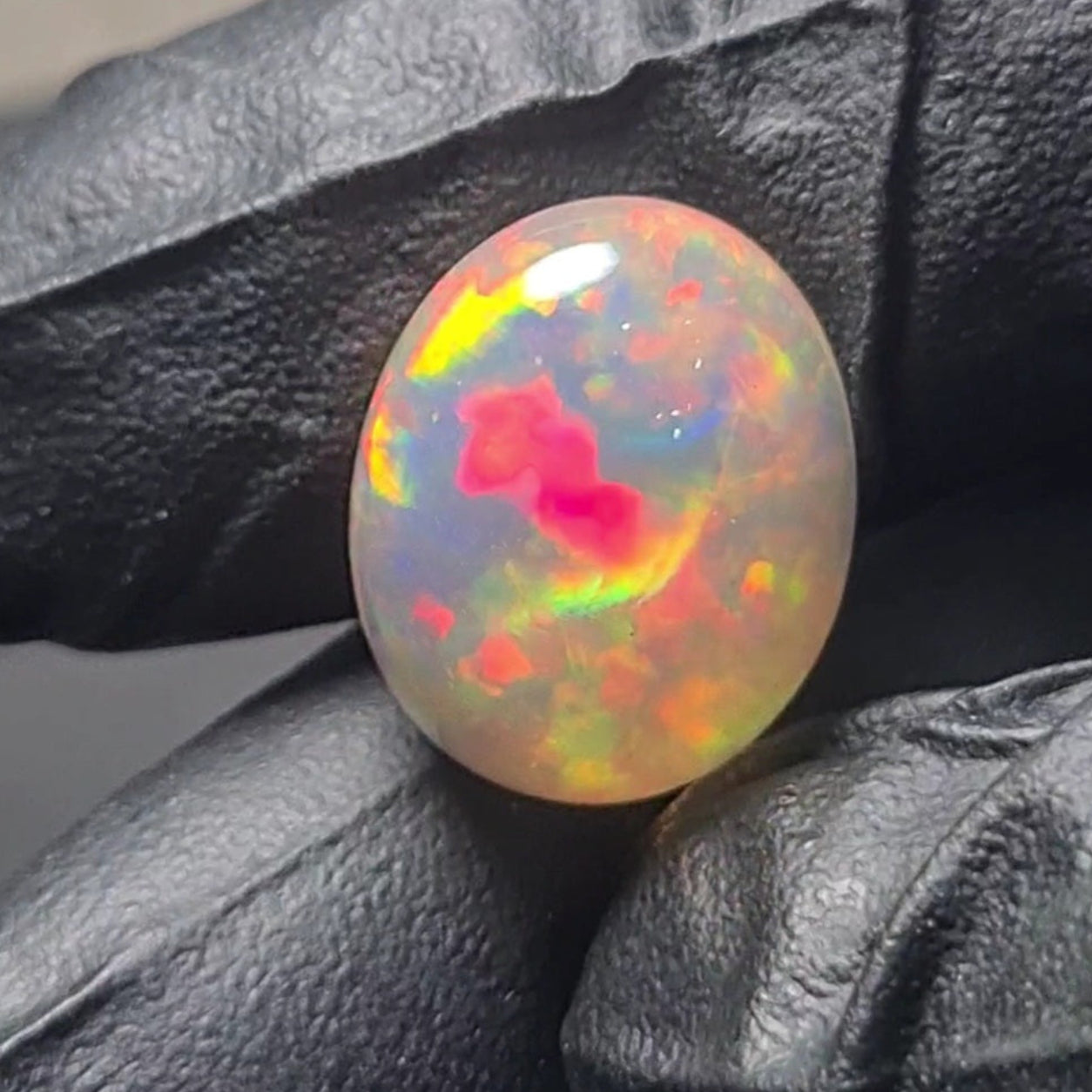 Natural Ethiopian Opal Cabochon | Oval| Size: 19x15mm - The LabradoriteKing