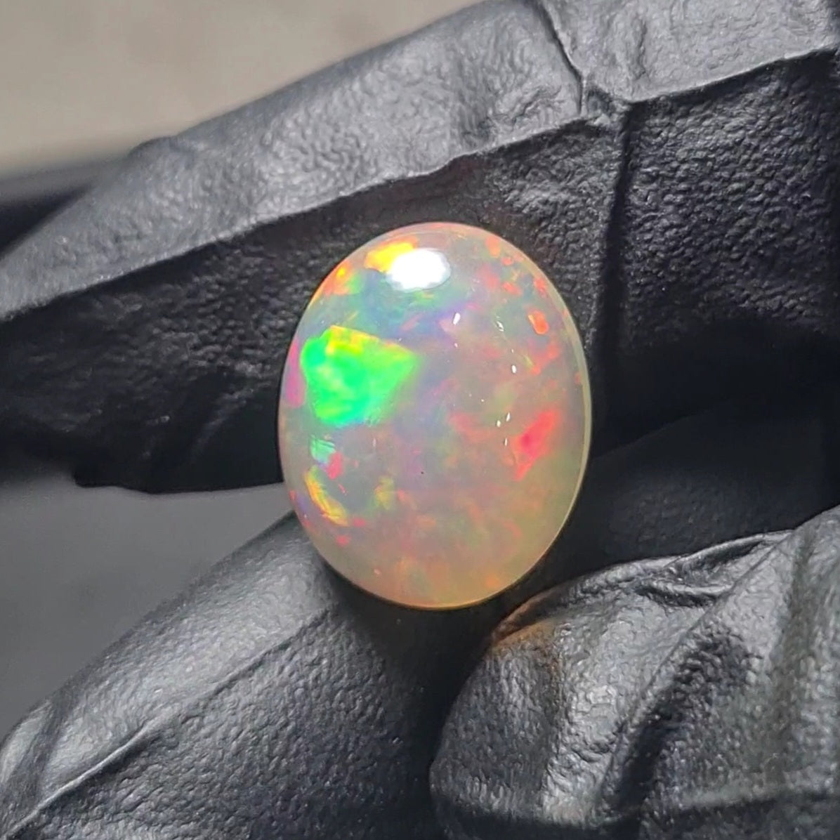 Natural Ethiopian Opal Cabochon | Oval| Size: 19x15mm - The LabradoriteKing