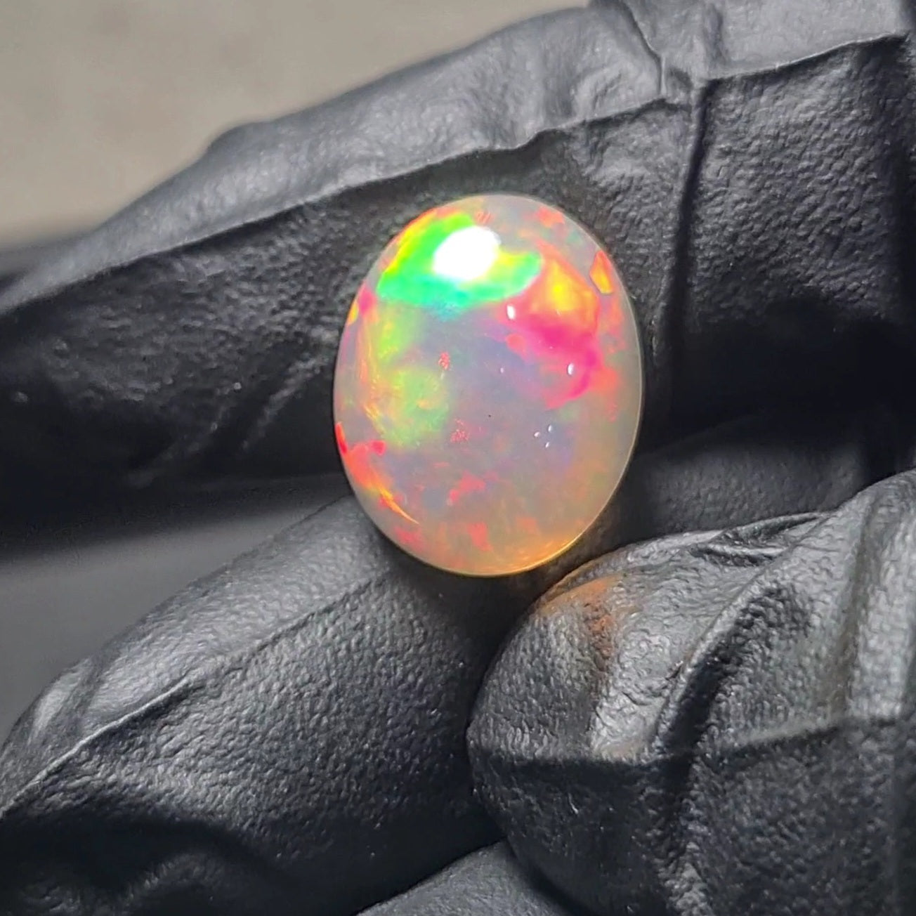 Natural Ethiopian Opal Cabochon | Oval| Size: 19x15mm - The LabradoriteKing