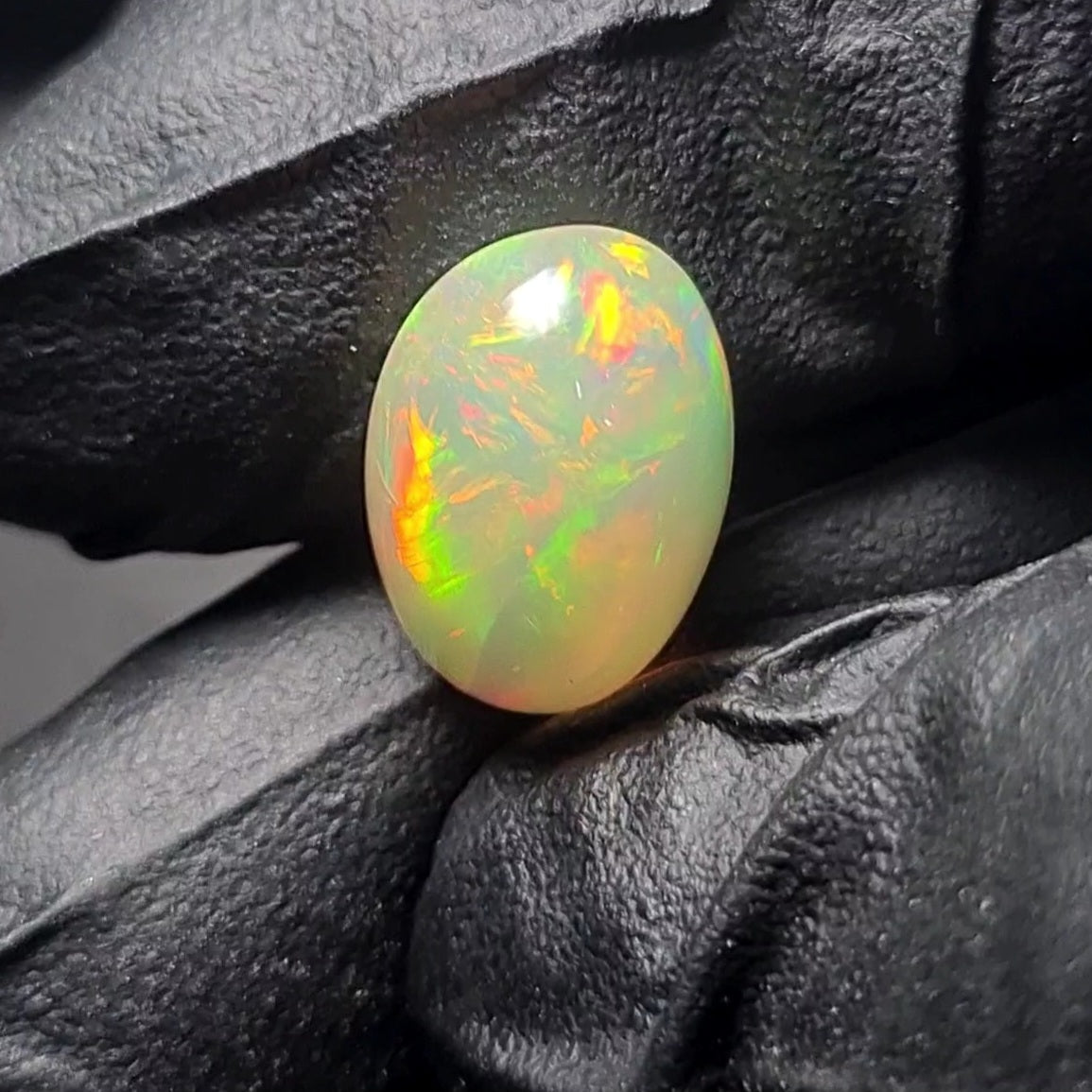 Natural Ethiopian Opal Cabochon | Oval| Size: 16x11mm - The LabradoriteKing