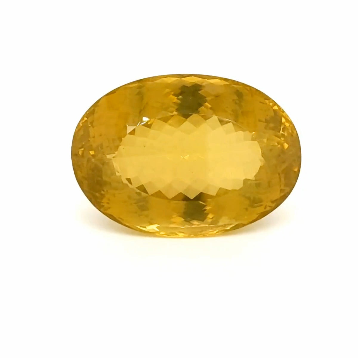 Natural Lemon Quartz Faceted | Oval | 36x26mm