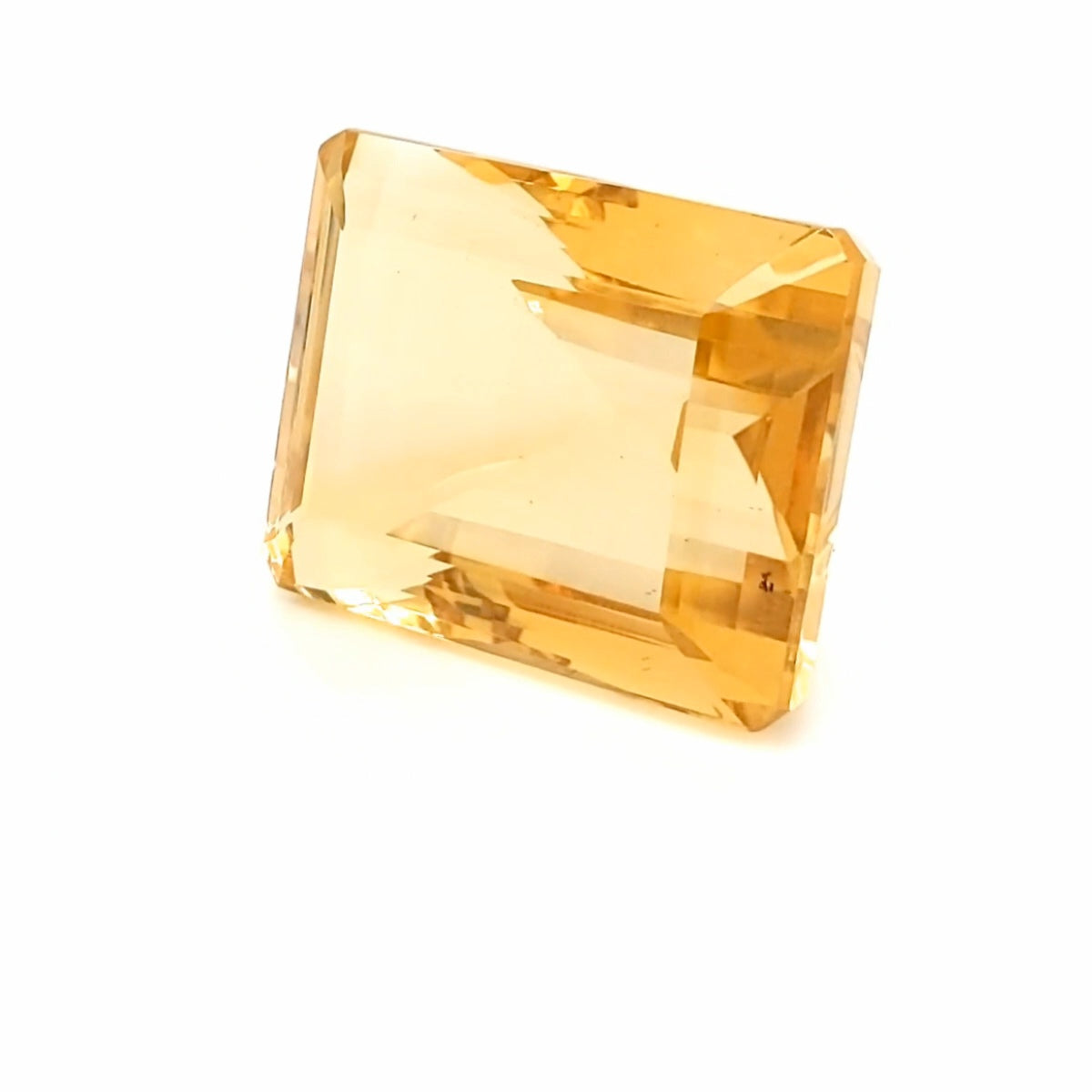 Natural Citrine Faceted | Rectangle | 29x22mm