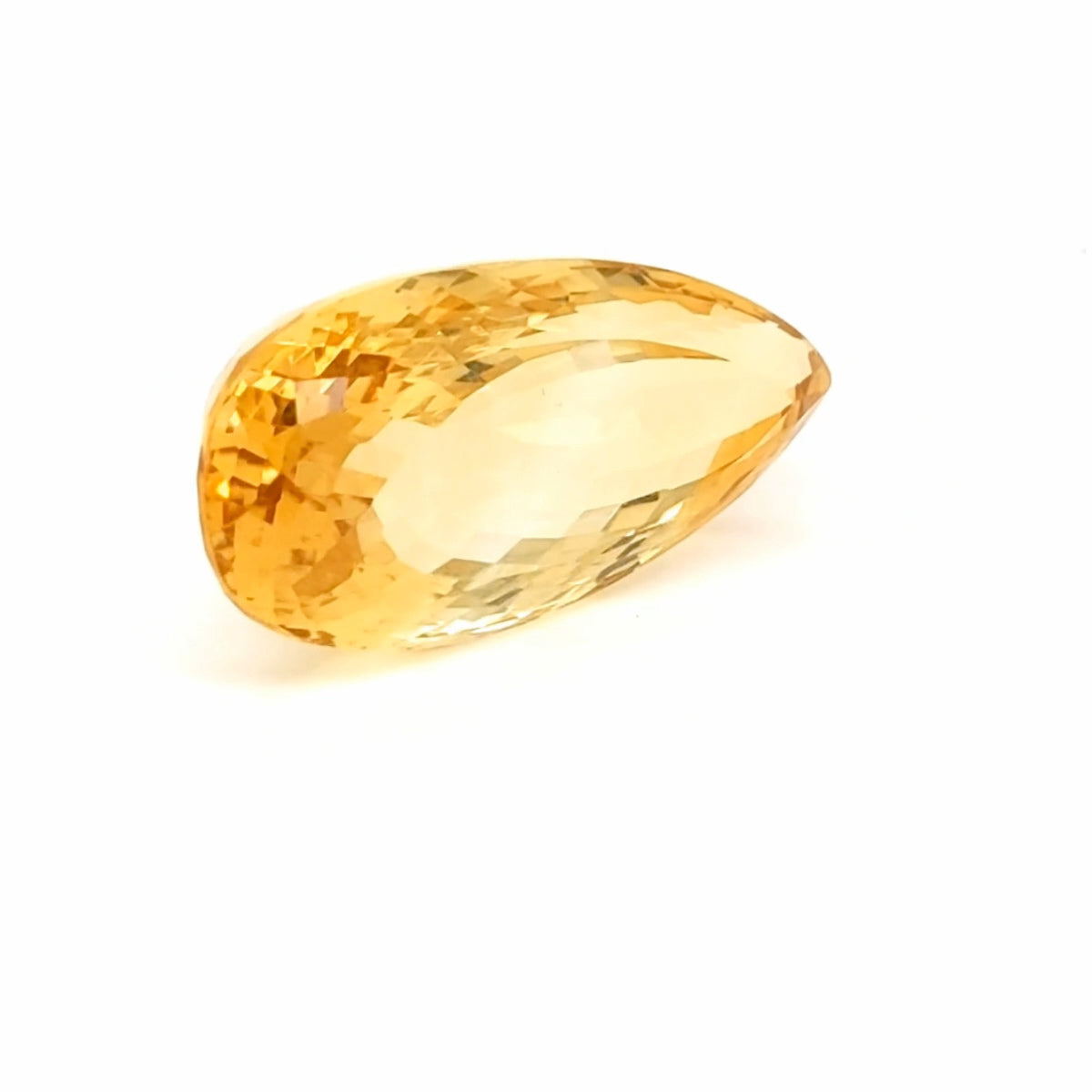 Natural Citrine Faceted | Pear| 41x19mm