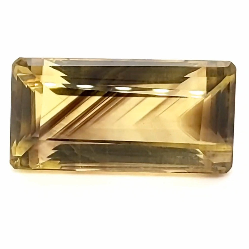 Natural Phantom Quartz Faceted | Rectangle | 28x14mm