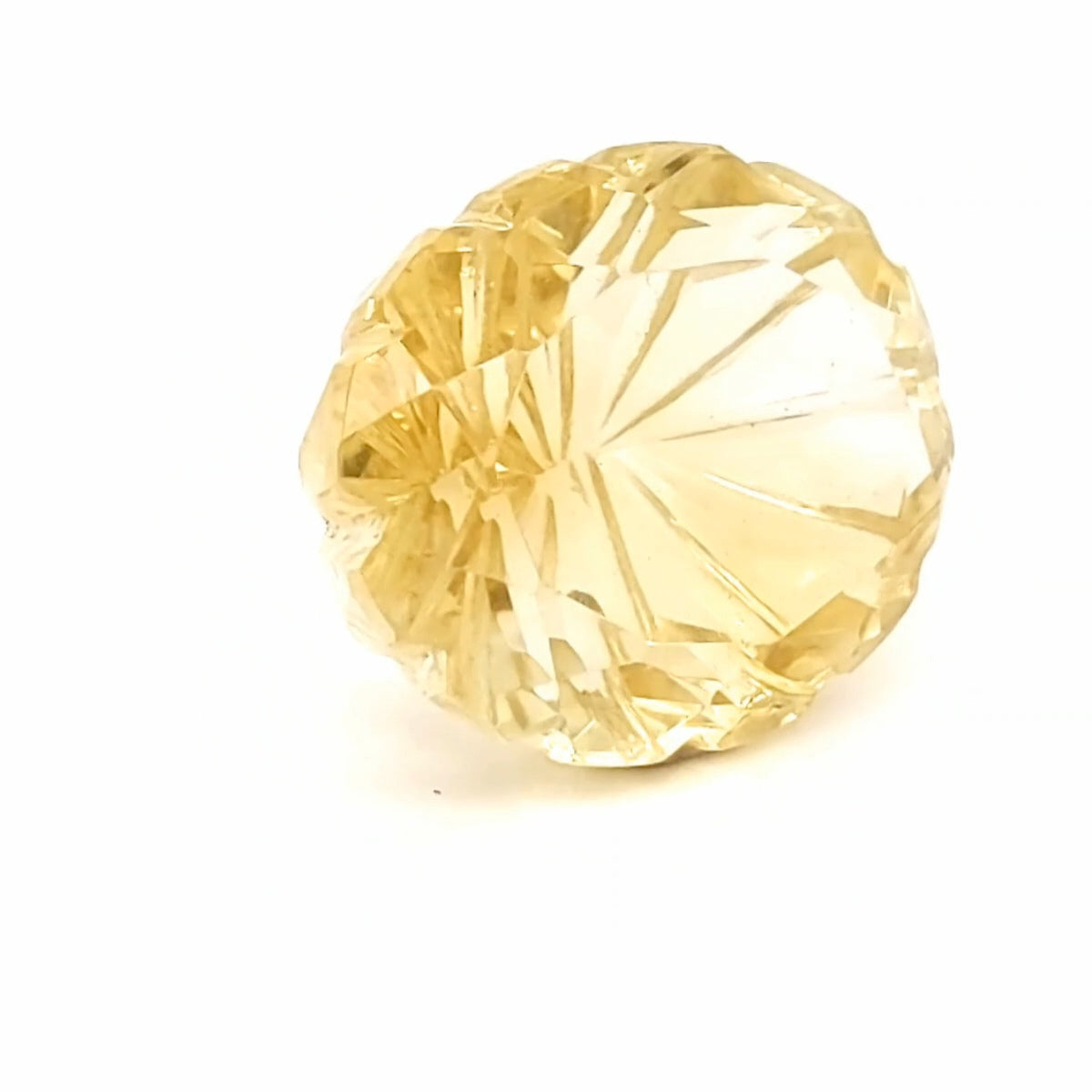Natural Lemon Quartz Carved | Oval | 24x20mm