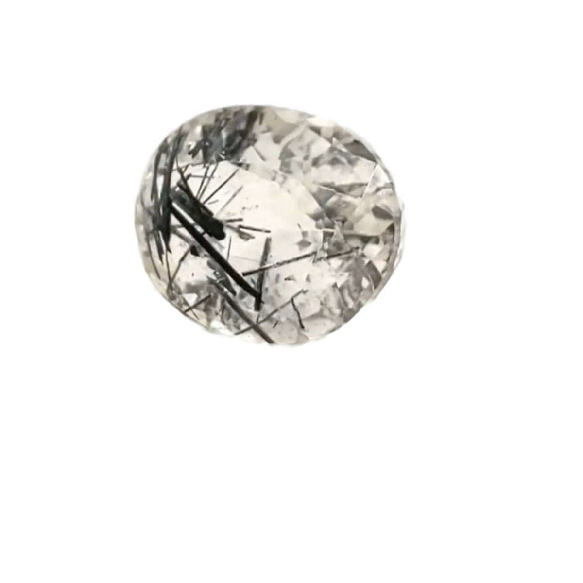 Natural Black Rutile Faceted | Oval | 20x15mm