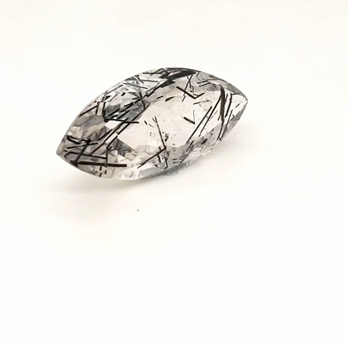 Natural Black Rutile Faceted | Marquise | 26x11mm