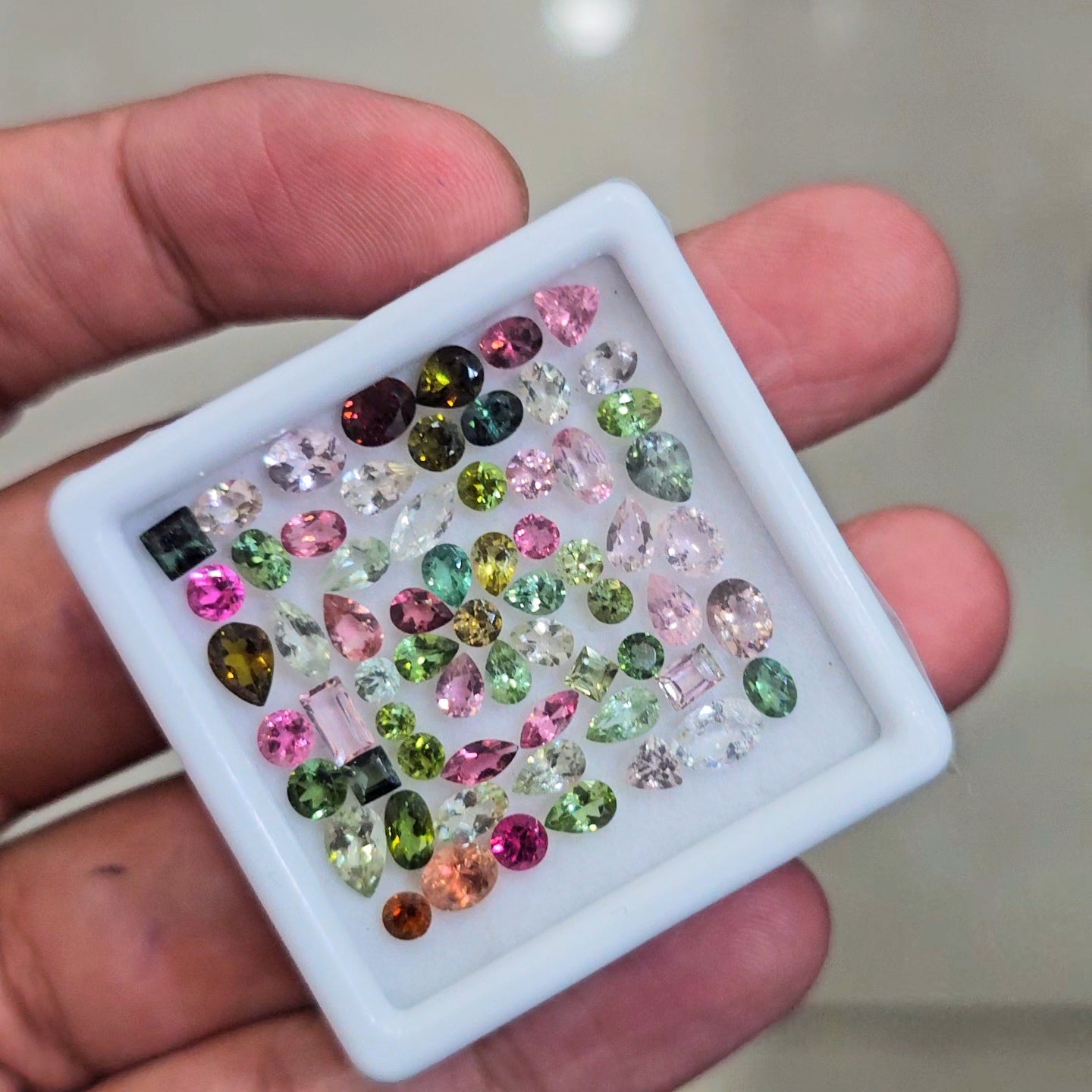 12.9cts Natural Multi Tourmaline Faceted | Mix | Size:2-6mm | 65Pcs