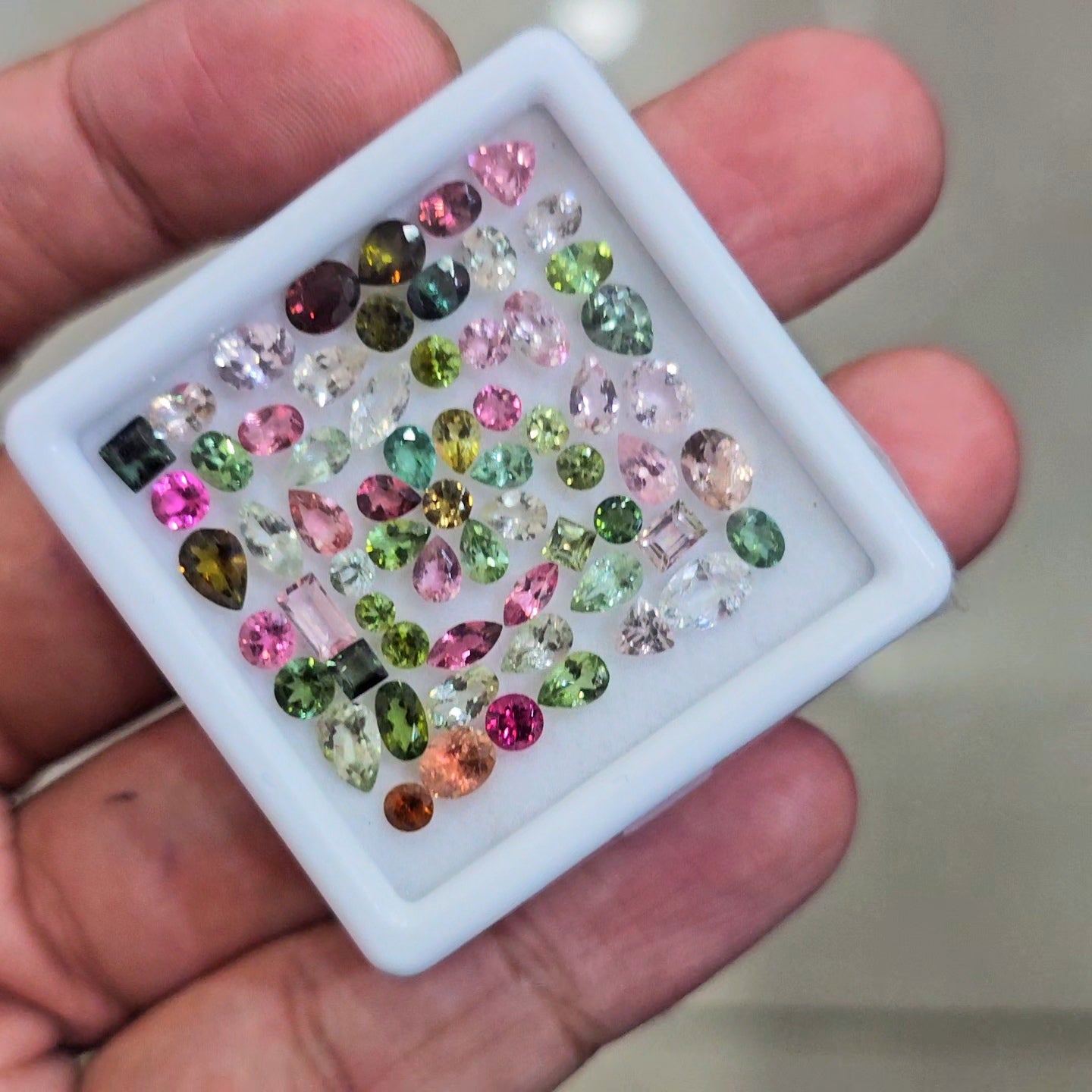 12.9cts Natural Multi Tourmaline Faceted | Mix | Size:2-6mm | 65Pcs