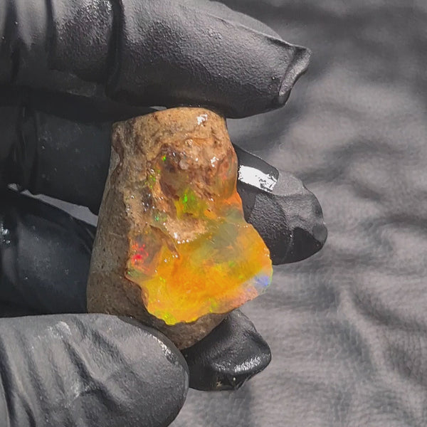 Natural Ethiopian Water Opal Rough | Raw untreaed  | 33x27mm