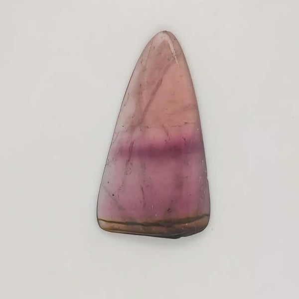 1 Pics Of Natural Watermelon Tourmaline Slice | Size:48x27mm | With Certificate