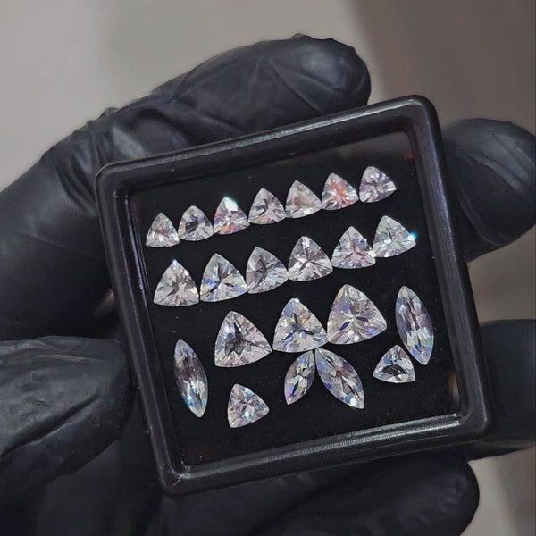 22 Pcs Natural Madagascar Moonstones Faceted | Shape: Mix| Size: 10-4mm | Top quality