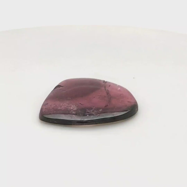 1 Pics Of Natural Watermelon Tourmaline Slice | Size:16X15mm | With Certificate