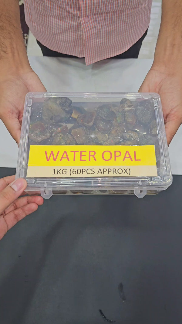 1Kg/ 500 gram of Natural Ethiopian Water Opal | Specimen Grade | All with play of colours