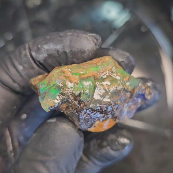 Natural Ethiopian Water Opal Specimen – Large 43x27mm Chunk (1 Piece)