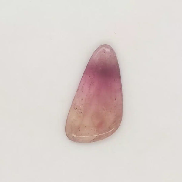 1 Pics Of Natural Watermelon Tourmaline Slice | Size:25X13mm | With Certificate