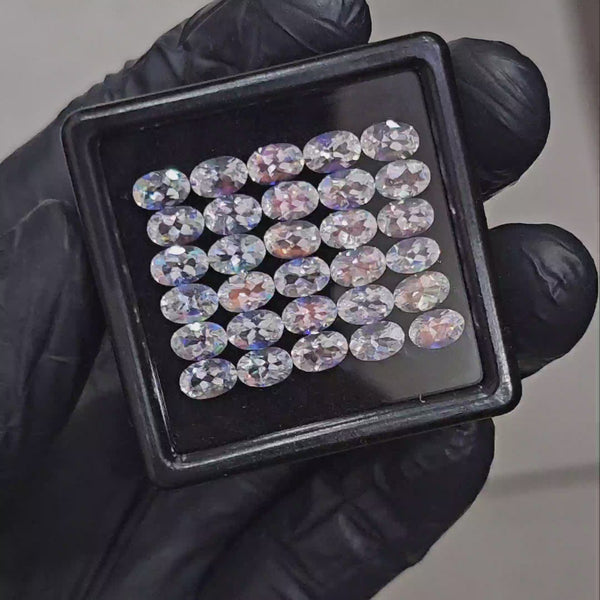 20 Pcs Natural Madagascar Moonstones Faceted | Shape: Oval | Size: 6x4mm | Top quality