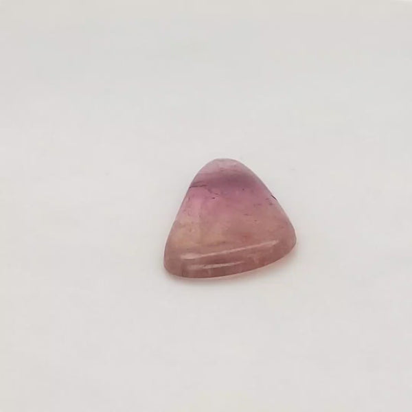 1 Pics Of Natural Watermelon Tourmaline Slice | Size:25X13mm | With Certificate