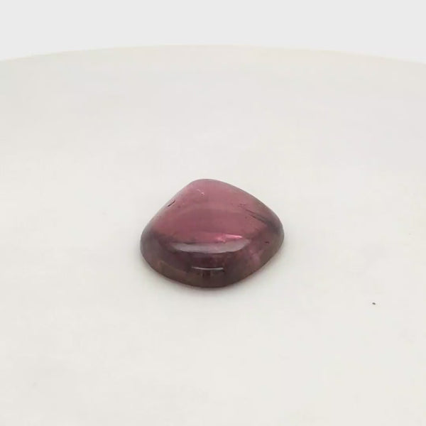 1 Pics Of Natural Watermelon Tourmaline Slice | Size:26X19mm | With Certificate