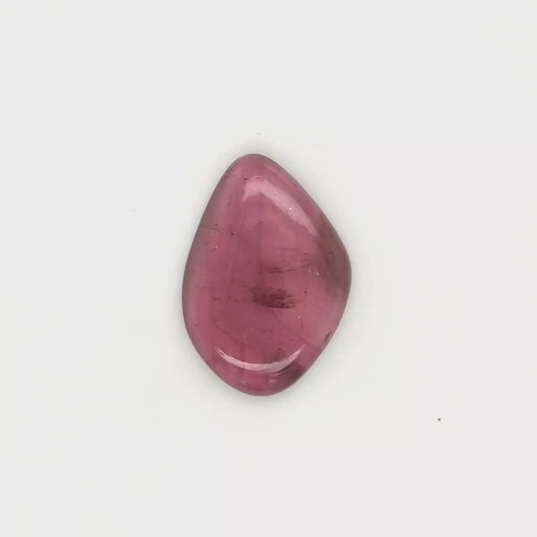 1 Pics Of Natural Watermelon Tourmaline Slice | Size:26X19mm | With Certificate