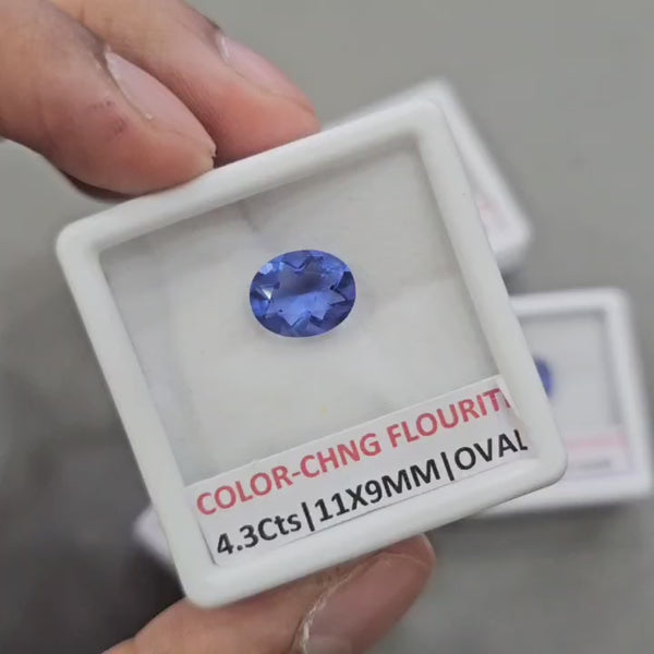 Colour Change Natural Flourite | Oval and Cushion